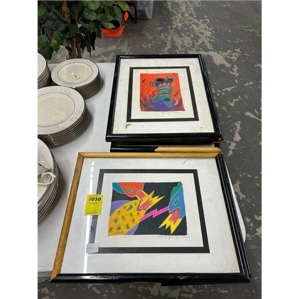 6-Framed Unique Art Work by Lewis - 6 X $