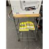 Image 1 : Wire Storage Cart w/Cutboard Top