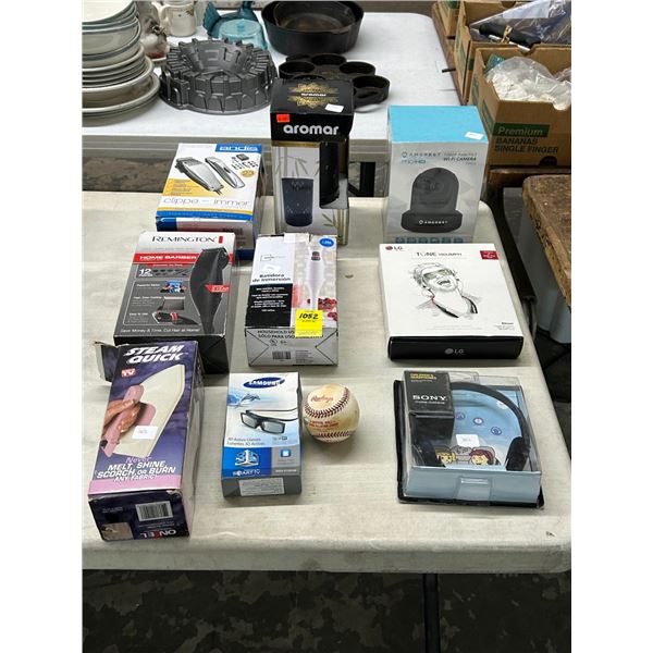 Trimmers, Wifi Camera, Stereo Headsets, 3D Glasses, Blender, Diffuser