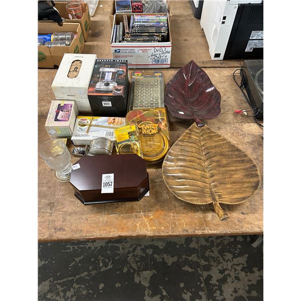 Jewelry Box, Lantern, Universal Remote, Twist Phone, Leaf Trays, Home Good/