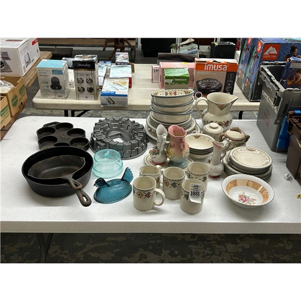 Cast Pans, China, Tableware