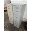 Image 2 : Beige/Grey 4 Drawer File Cabinets - 2