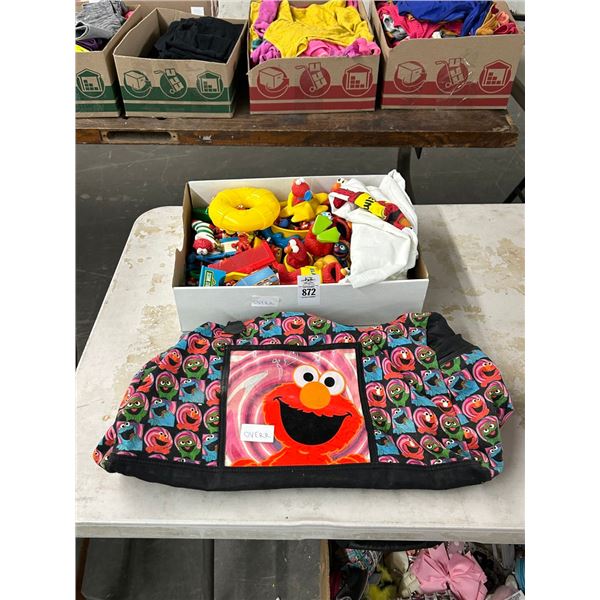 Sesame Street Elmo, Carry Bag, Asst. Figurines