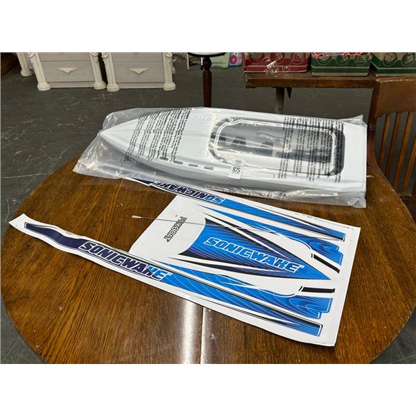 Proboat Sonic Wave Model RC Kit  - Boat Only Needs Engine/RC Equip.