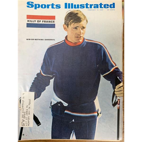 Sports Illustrated Magazine 1966 Jean-Claude Killy Issue