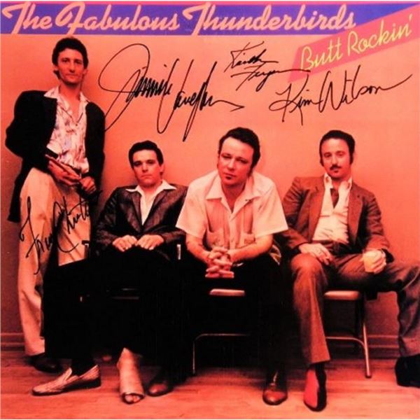 The Fabulous Thunderbirds signed "Butt Rockin" album
