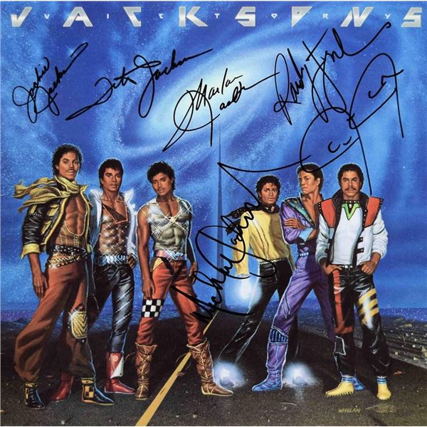The Jackson 5 signed Victory album