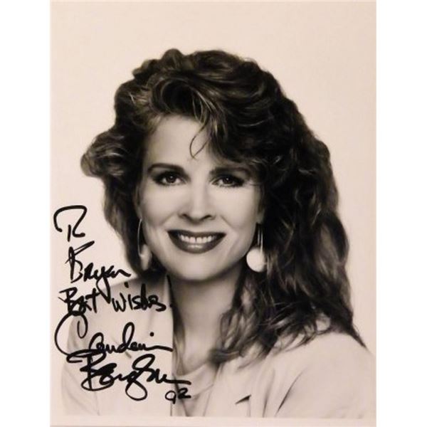 Murphy Brown Candice Bergen signed portrait photo