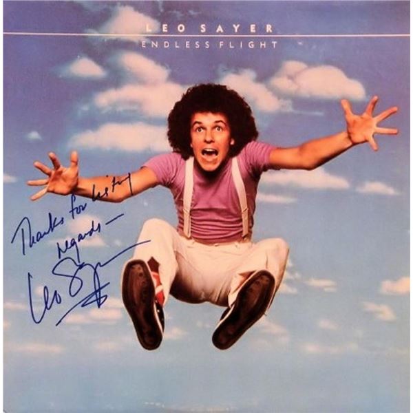 Leo Sayer signed "Endless Flight" album
