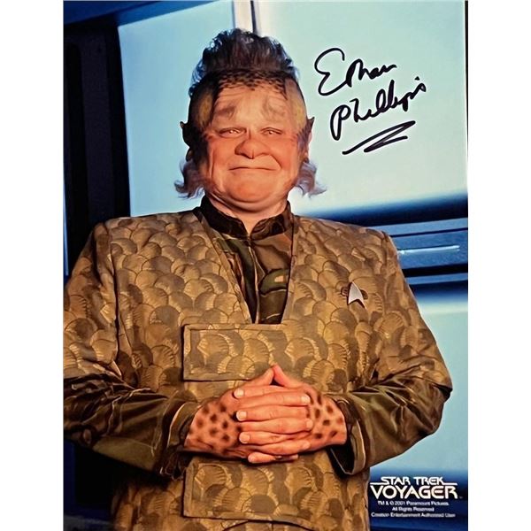 Star Trek: Voyager Ethan Phillips signed photo