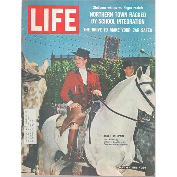 Jacqueline Kennedy Onassis Life Magazine May 6, 1966