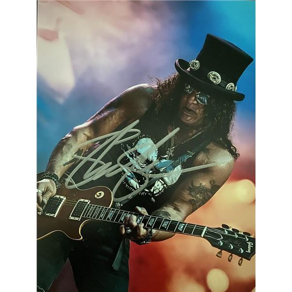Guns N Roses Slash signed photo