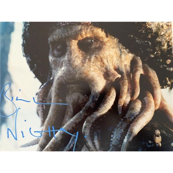 Pirates of the Caribbean Bill Nighy signed movie photo