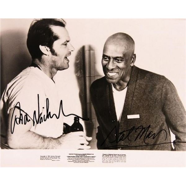 One Flew Over The Cuckoo's Nest Jack Nicholson and Scat Man signed movie still photo