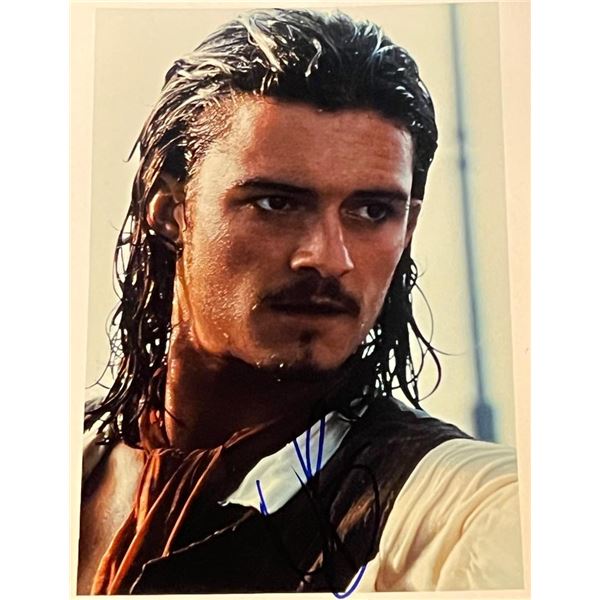Pirates of the Caribbean Orlando Bloom Signed Photo
