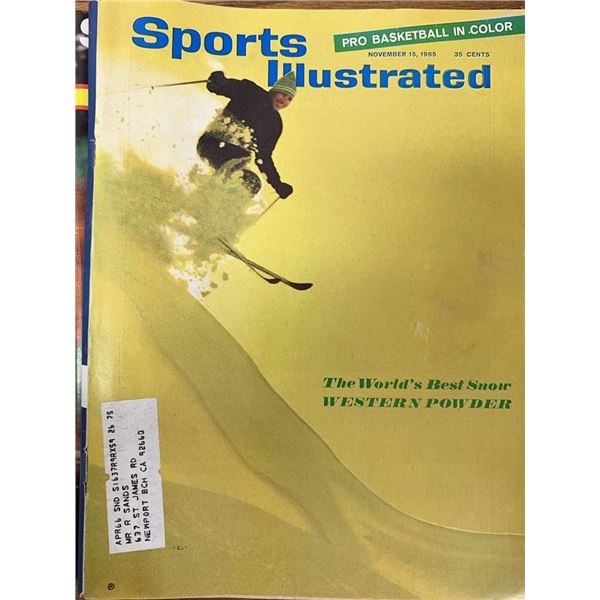 Sports Illustrated 1965 The Worlds Best Powder issue