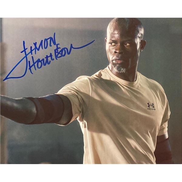 Blood Diamond Djimon Hounsou Signed Photo