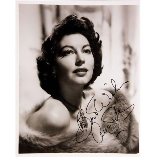 The Night Of The Iguana Ava Gardner signed portrait photo