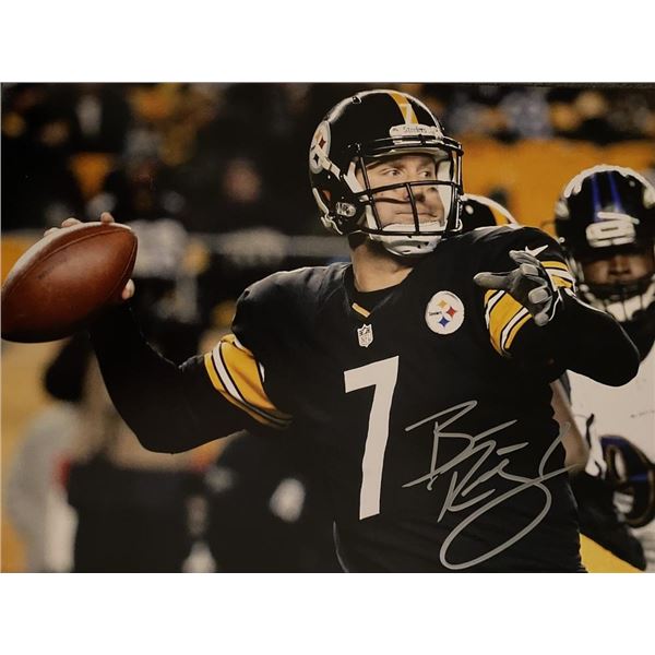 Pittsburgh Steelers Ben Roethlisberger signed photo