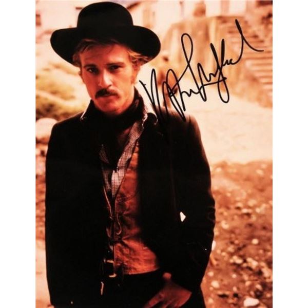 Robert Redford signed movie still photo
