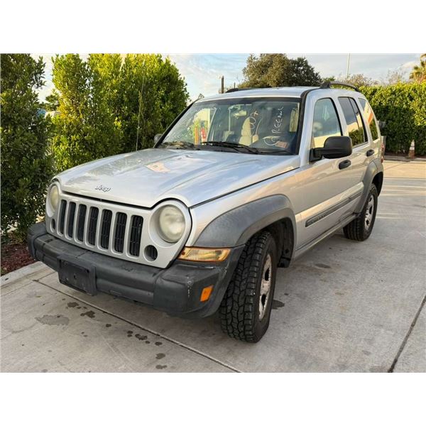 JEEP  LIBERTY 2007 SALV T/DONATION