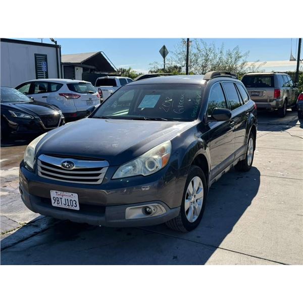 SUBA OUTBACK 2012 T-REPO-SMOG-2 DAYS