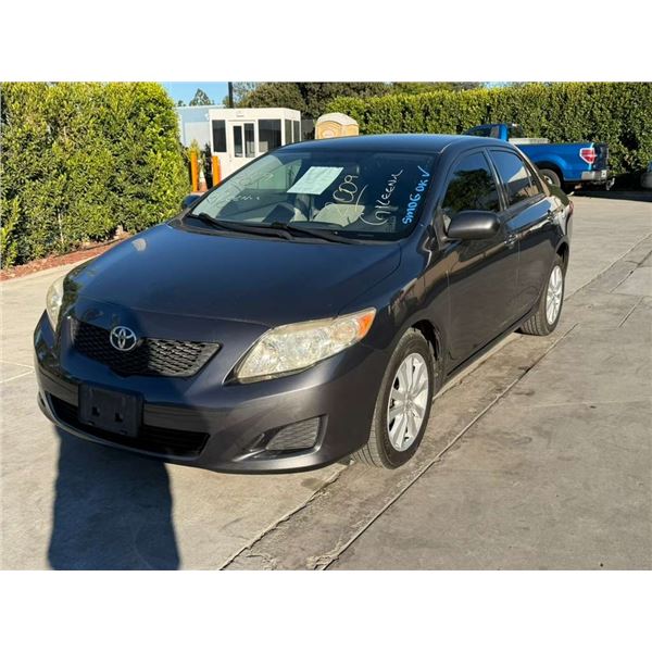 TOYT COROLLA 2009 O/S-T SMOG-2 DAYS