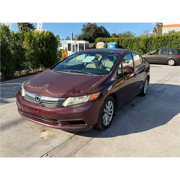 HOND CIVIC 2012 O/S-T SMOG-2 DAYS