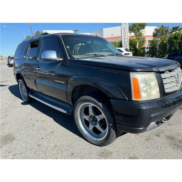 CADI ESCALADE 2002 APP/DUP-T-EXPORT ONLY-TMU