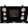 Image 2 : Impressive 1896-1996, 100th anniversary of the Olympic games, fifteen coin gold and silver set, issu