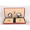 Image 1 : 1978 Royal Mint two coin collector set including "Fiji", $10 and $20 coins, each .925 sterling silve