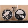 Image 2 : 1978 Royal Mint two coin collector set including "Fiji", $10 and $20 coins, each .925 sterling silve