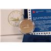Image 2 : Royal Canadian Mint 1987 collector loonie, nickel silver electroplated with bronze, presentation cas