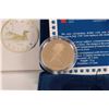 Image 3 : Royal Canadian Mint 1987 collector loonie, nickel silver electroplated with bronze, presentation cas