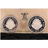 Image 3 : 1974 Royal Mint two coin collector sets including "Republica de Costa Rica", 50 colones and 100 colo
