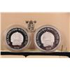 Image 3 : 1976 Royal Mint two coin collector set including "Mongolian People Republic" a $25 tugrik and $50 tu