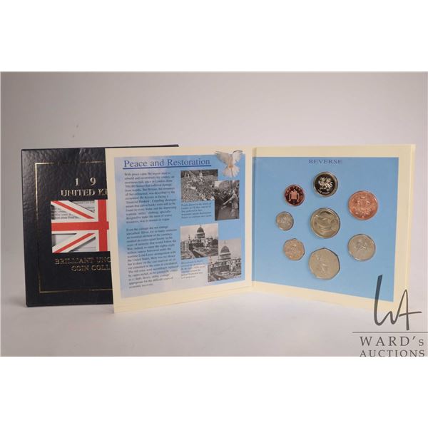 1995 Royal Mint United Kingdom collector coins set, in presentation folio