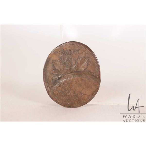 1946 double struck Canadian penny