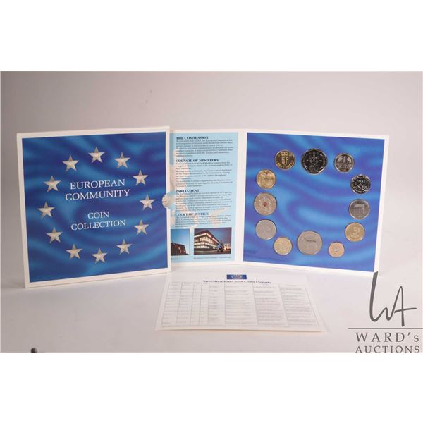 1992 Royal Mint "European Community" coin collection in colourful folio
