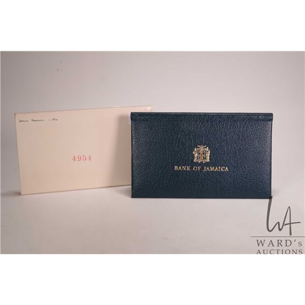 1976 collection of Bank of Jamaica bank notes including 1, 2, 5 and 10 dollars, all with matching se