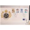 Image 2 : Royal Mint 1988 Hong Kong collector coin set in folio and a Royal Mint 1990 first day cover with 5 p