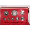 Image 3 : 1978 Franklin Mint "Coinage of Liberia" coin set including five dollar .900 silver coin, including p