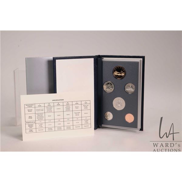 1994 Royal Canadian Mint, Canadian specimen set with box and certificate