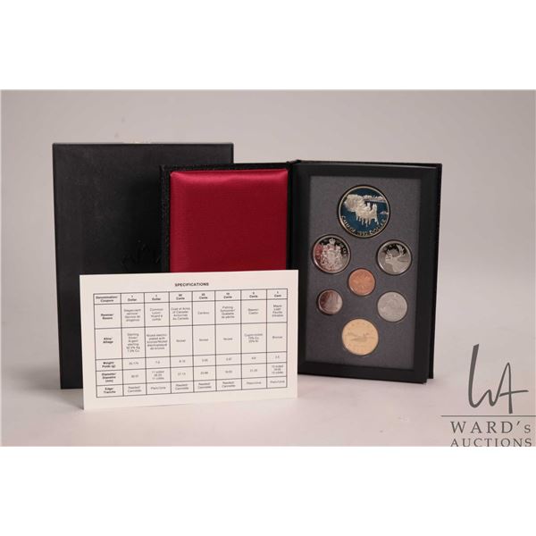 1992 Royal Canadian Mint, Canadian "Stagecoach" proof set with box and certificate