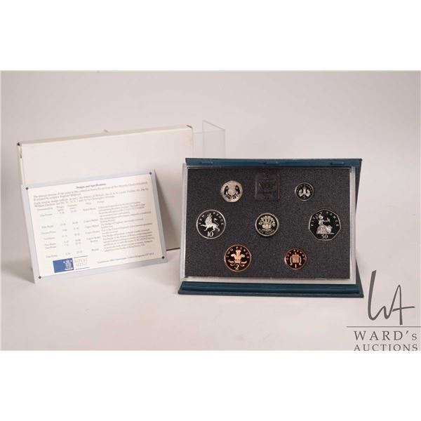 1991 Royal Mint "United Kingdom Proof Coin Collection" with presentation box and certificate
