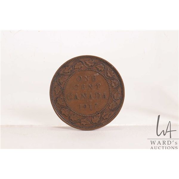 1917 Canadian large penny