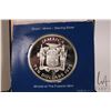 Image 3 : 1975 Franklin Mint "Jamaica" $10 sterling coin with presentation box and certificate (42.11 grams of