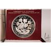 Image 3 : 1975 Franklin Mint "Independence Coin of the Bahamas" $10 coin in sterling silver, includes presenta