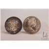 Image 2 : Two Canadian silver dollars including 1958 and 1966