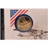 Image 2 : 1977 Royal Mint double medallion First Day Covers collector set "Celebration of the flight of Charle